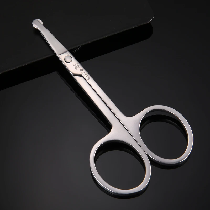 Beauty Men's round tip scissors nose hair trimmer Ms. Shaver manual