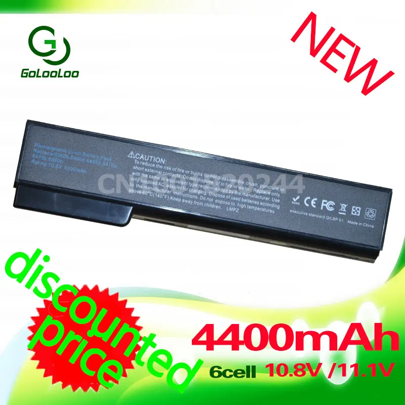 Golooloo 6 ячеек Батарея для hp EliteBook 8460p 8460 Вт 8560 ProBook 6360b 6460b 6560b 6565b 628369-421 628664-001