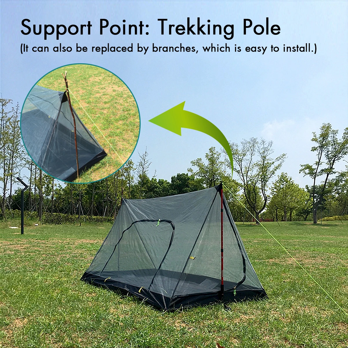

Portable Anti Mosquito Mesh Tent Ultralight 1-2 Person Comfortable Outdoor Camping Tents Beach Mesh Tents