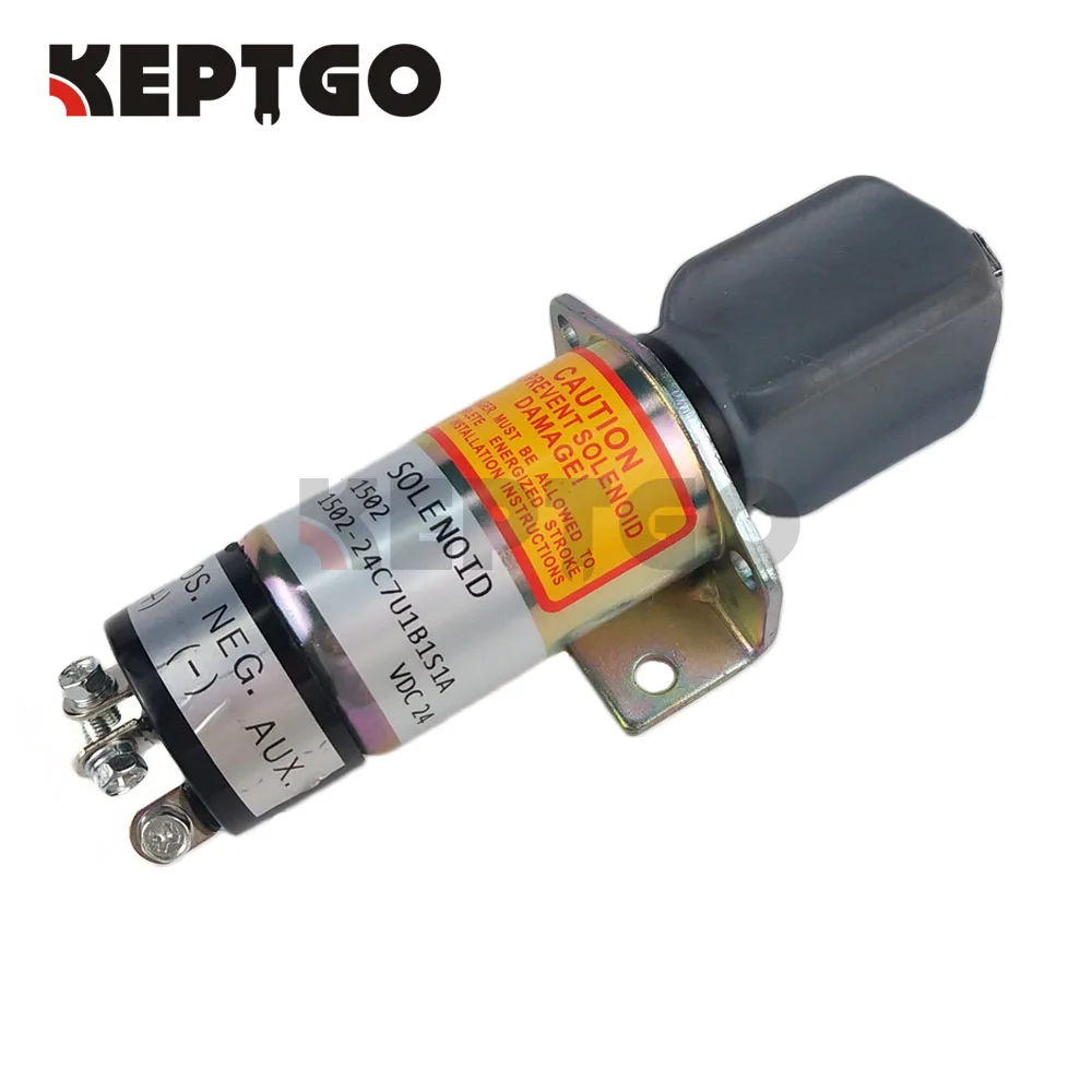 Fuel Stop Solenoid Valve For Woodward 3 Terminals 1502-24C7U1B1S1A 24V 1502 1500-2132 | Обустройство дома