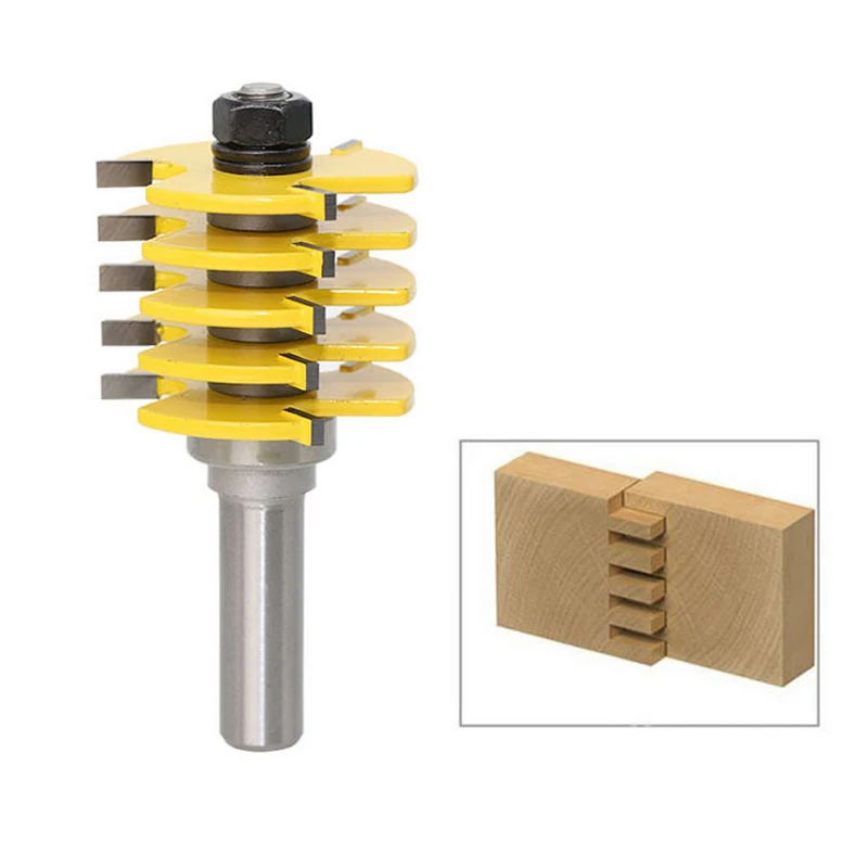 1/2" Shank Router Bits Box Rail and Stile Finger Joint Glue Router Bit