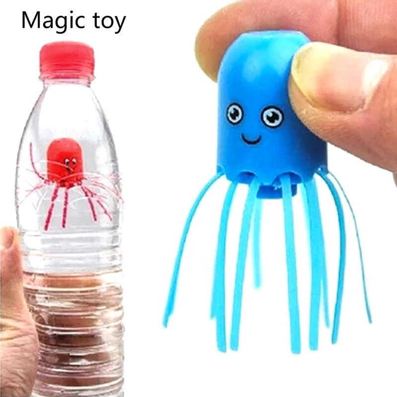 

1pc/4pcs Hot New Cute Funny Toy Magical Magic Smile Jellyfish Float Science Toy Gift For Children Kids Randomly