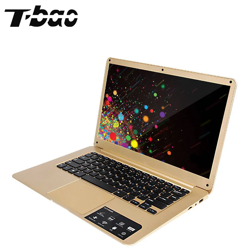 T-bao Tbook Pro Laptops 14.1 inch 4GB DDR3 RAM 64GB 1080P Screen Intel Cherry Trail Atom X5-Z8350 Computer Laptops Notebook