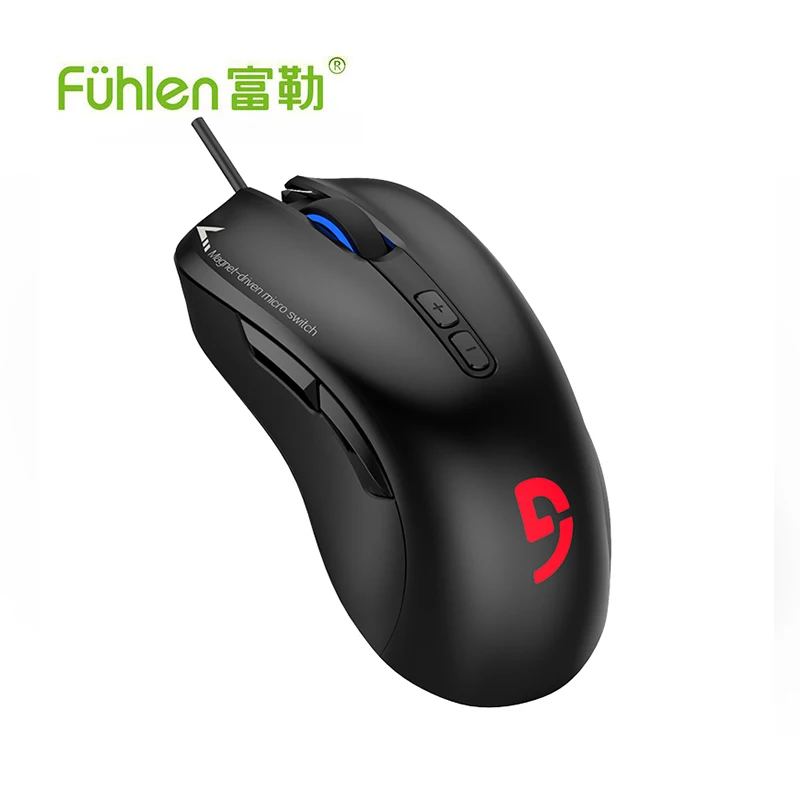 Оптимагнитная микромагнитная игровая мышь fuнами G90 PRO оригинальная Проводная