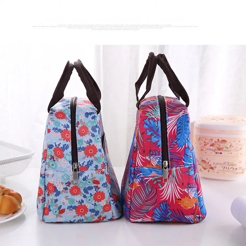 New Portable Lunch Bag Thermal Insulated Fresh Snack Cooler Lunch Box Tote Storage Bag Travel Picnic Food Pouch For Kids Women