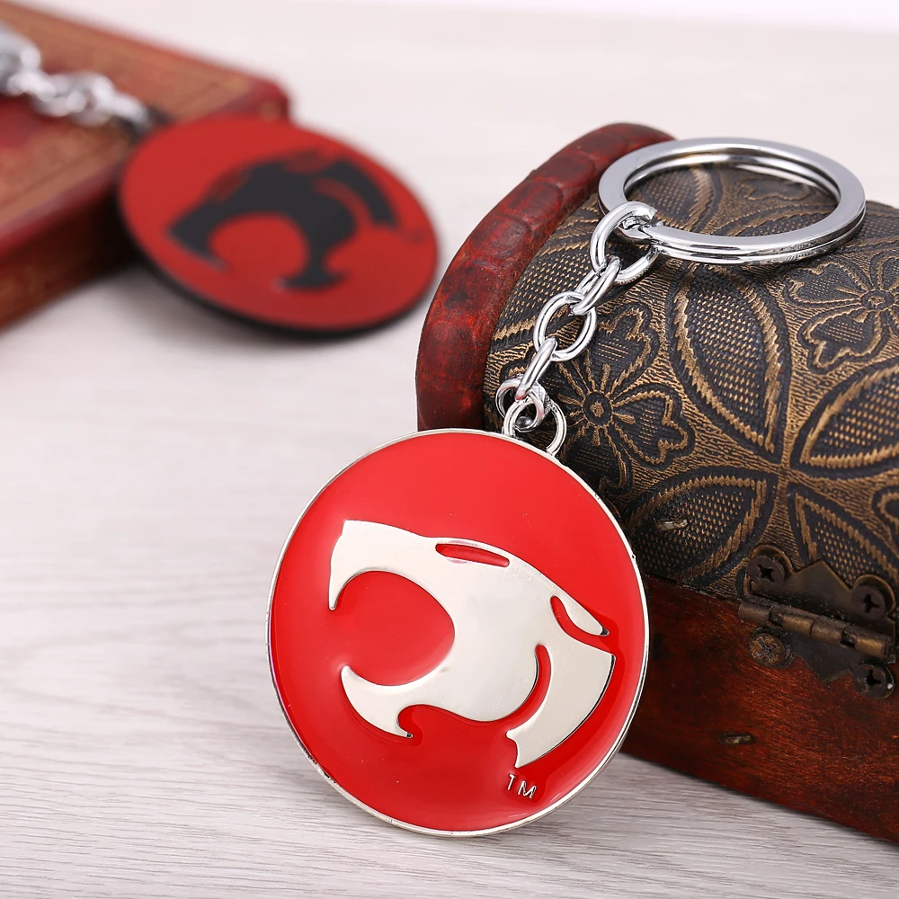 J магазин сувенир Thundercats логотип брелок для фанов цепь 2 вида цветов Брелок из