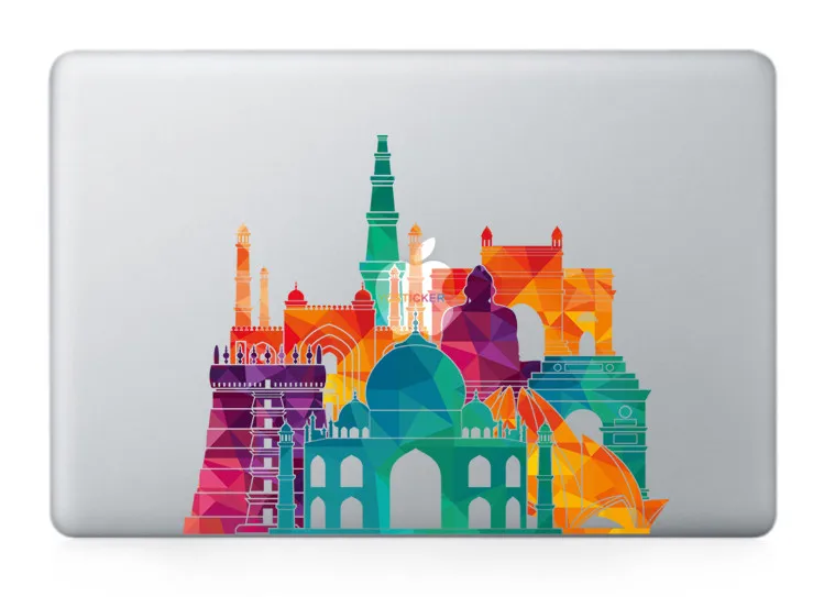 DIY индивидуальная наклейка для ноутбука Наклейка против царапин для Macbook Pro retina Air 12 13 15 дюймов мультфильм компьютер защитная кожа - Цвет: 09