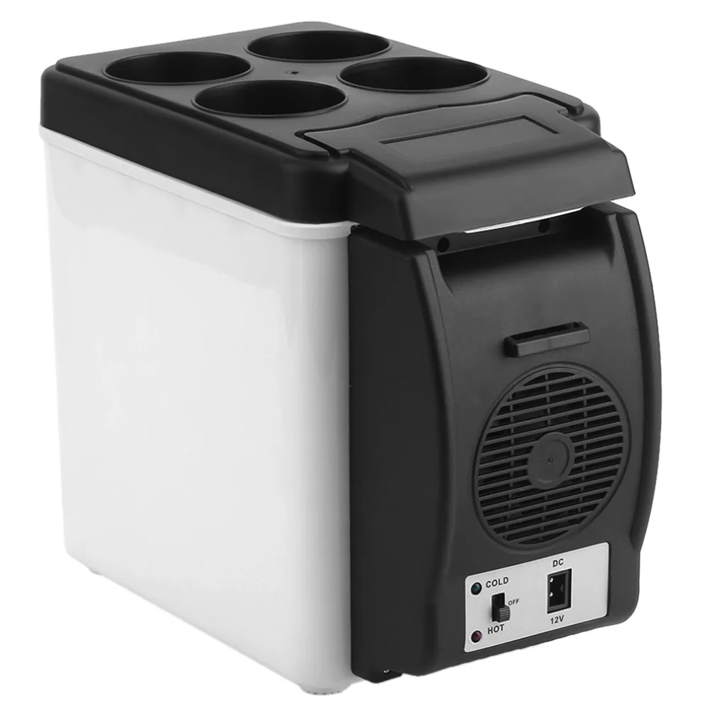 Practical 12V Car Small Refrigerator Mini Fridge Cooler & Warmer Enough Capacity 6L White No Need for Refrigerants Practical 12V Car Small Refrigerator Mini Fridge Cooler & Warmer Enough Capacity 6L White No Need for Refrigerants