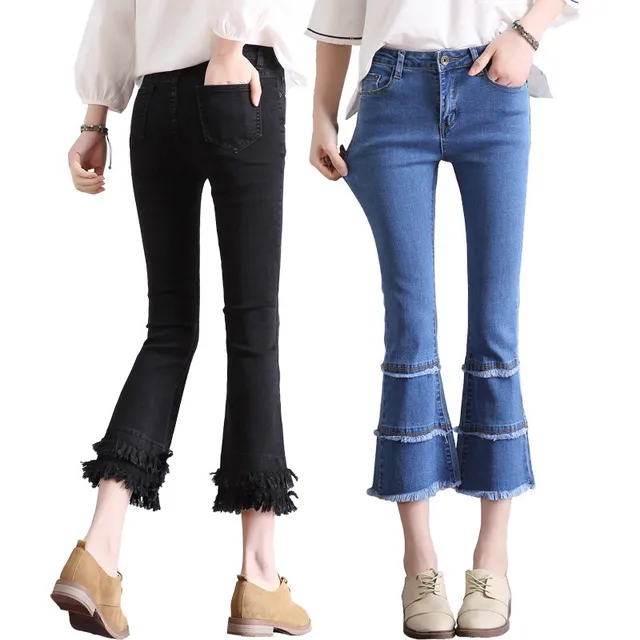 New Spring Summer Women Fashion Flared Jeans Female Boot
