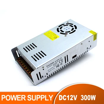 

DC12V 25A 300W switching power supply adapter Supply 12V Led Lighting Driver transformer For SM5050 SMD3528 SMD5630 Strip lamp