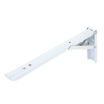 

MACH 12-inch Wall Mounted Spring Loaded Folding Shelf Support Brackets 2pcs
