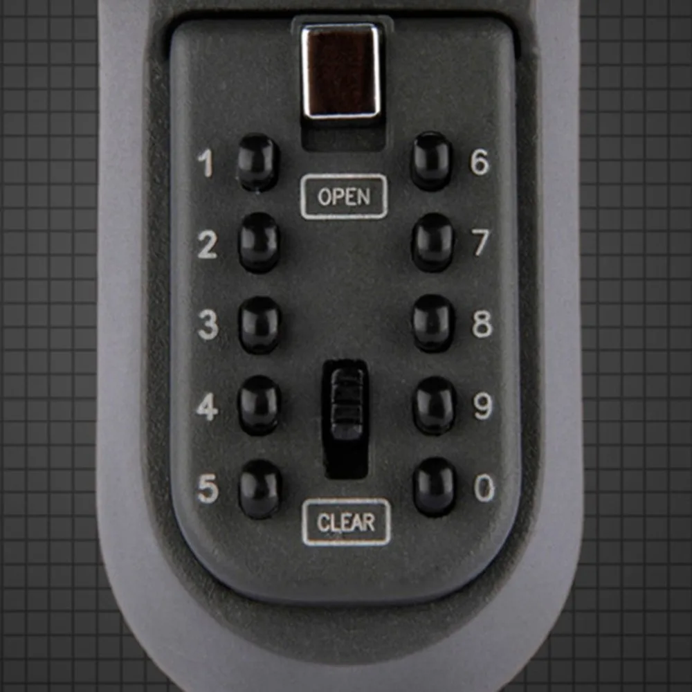 Электронный в безопасной коробке Железный настенный шнурок для ключей кодовый замок утолщение металлический Футляр для ключей ключница
