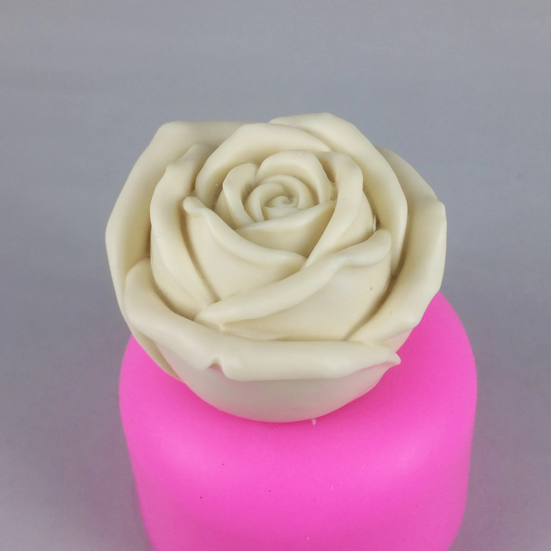 

3D rose shape silica gel mold aromatherapy gypsum candle soap making mould DIY Flower Soap Making Silicone Mold