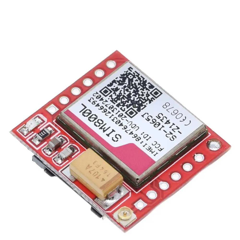 Мини маленький модуль SIM800L GPRS GSM карта MicroSIM Core Беспроводная плата Quad-band ttl последовательный порт с антенной Diy