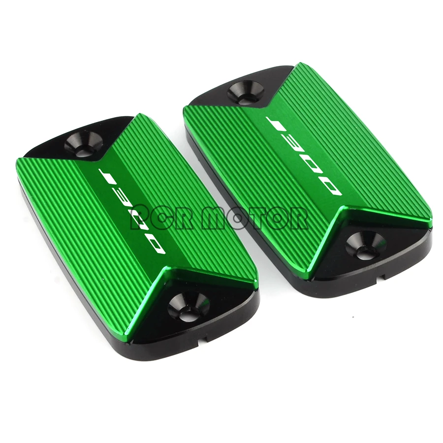 Для KAWASAKI J300 J 300 ABS одна пара ЧПУ алюминиевая заготовка мотоцикл спереди бачок Кепки