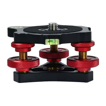 

Top Deals LP-64 3/8 Inch Screw Tripod Leveling Base with 3 Adjustment Dials