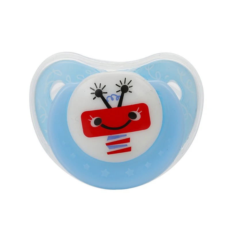 Соска для новорожденных силиконовая плюшевая с мультяшными животными младенцев