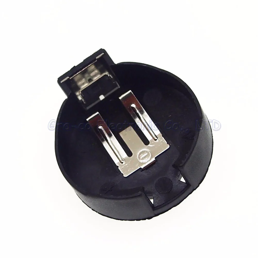 10pcs Cr2450 Button Battery Holder Bs24501 3v Dip Battery Holder