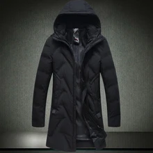 Очень хорошее качество зимняя Новинка Мужская длинная куртка с капюшоном Argyle клетчатые дизайнерские парки на молнии пуховое хлопковое Пальто 4XL 5XL 6XL 8823