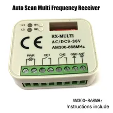 

Auto Scan Multi frequency 868MHz fixed code Universal Automatic Door Receiver