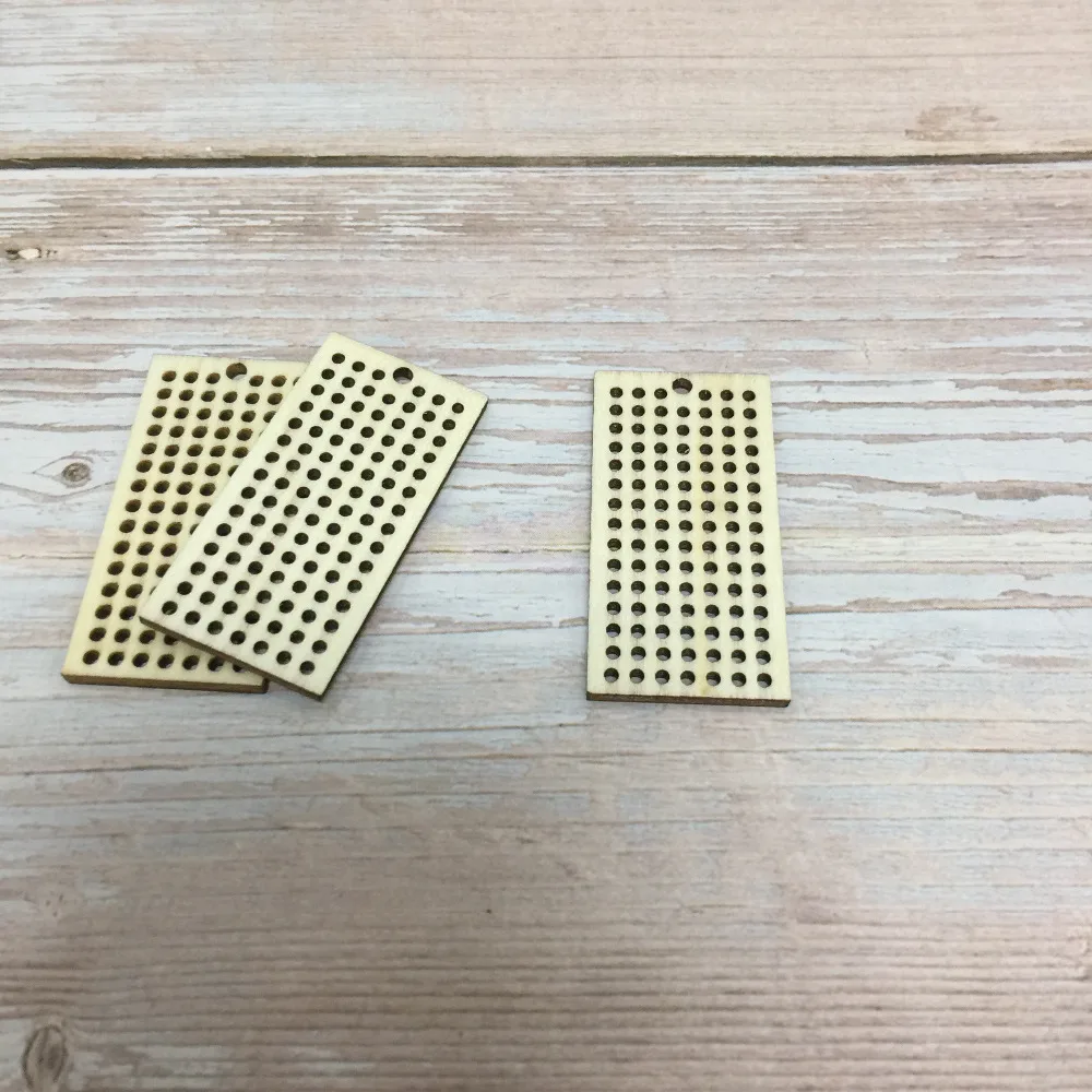 sale laser cut rectangle cross stitch pendant 5025mm (3)