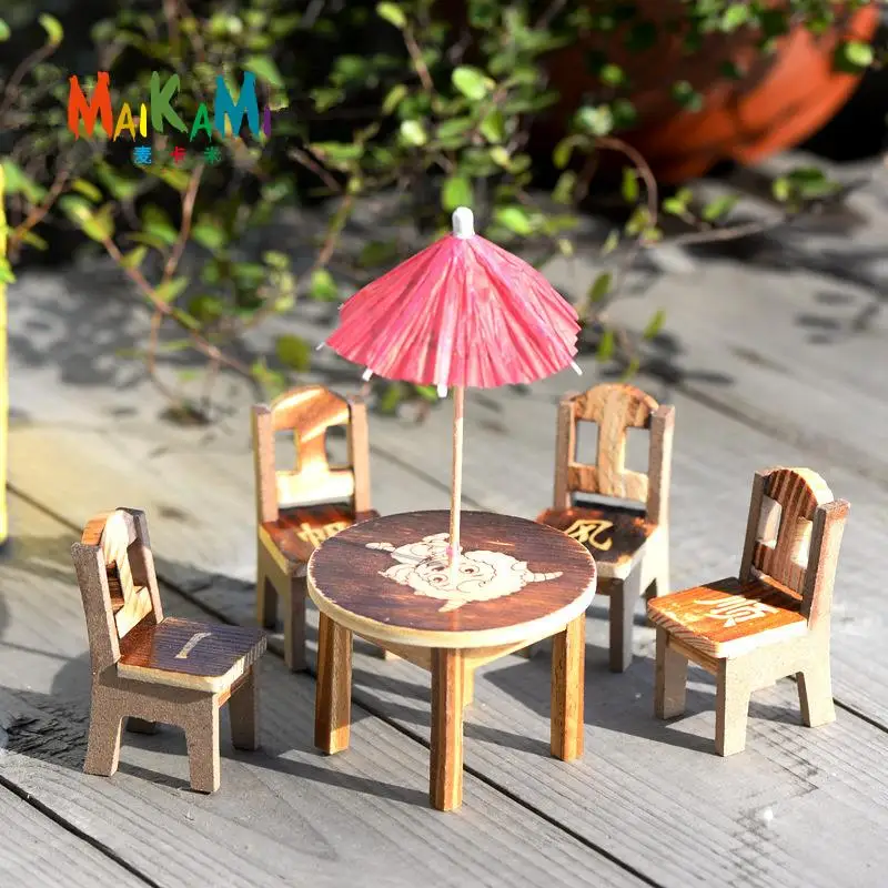 Image Sale House Fairy Garden Miniature Craft Micro Cottage Simulation Desk Landscape Decoration For Handmade DIY Resin Crafts LH2273