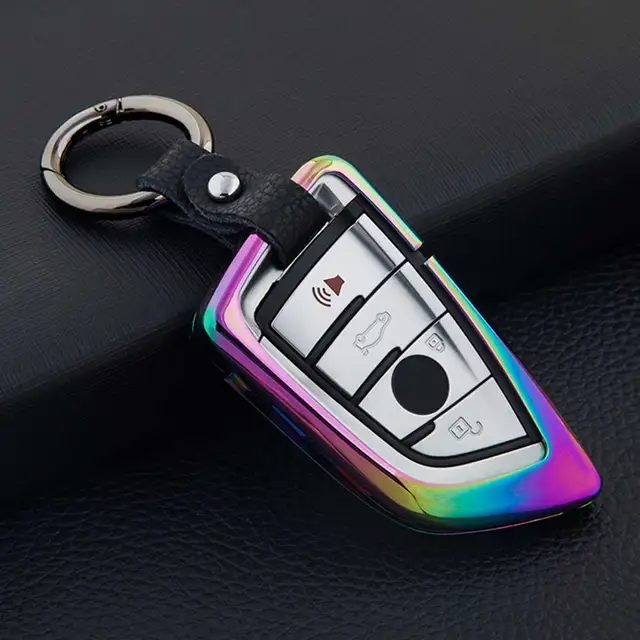 Auto Key Cover Shell For BMW X1 X5 X6 1 2 5 7 Series F30 F20 F48 F39 E34 E90 For 3/4Buttons