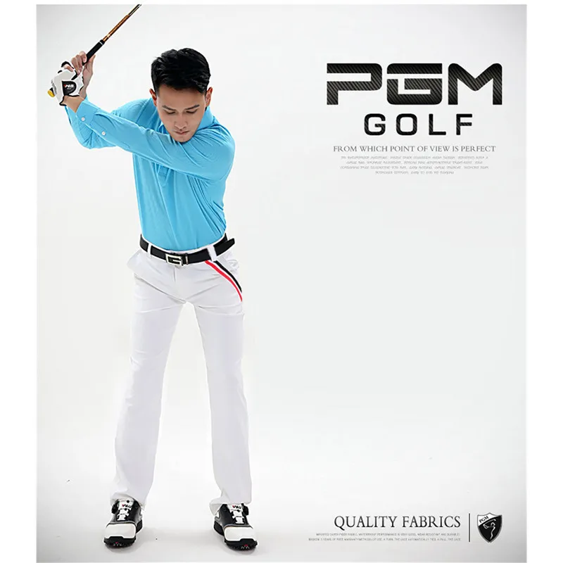 PGM Golf Men Summer Pants Nylon Full Length Adult Male Trousers Broadcloth XXS-XXXL Thickness Moderate High Elastic