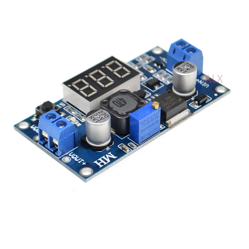 

LM2596S-ADJ DC-DC adjustable step-down Voltage regulator power supply MODULE BOARD with LED Voltmeter 3A Buck Converter LM2596