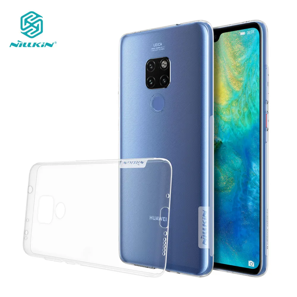 TPU чехол для huawei mate 20 6,53 дюймов Nillkin натуральный прозрачный мягкий Кремний Мягкий чехол huawei mate 20 чехол