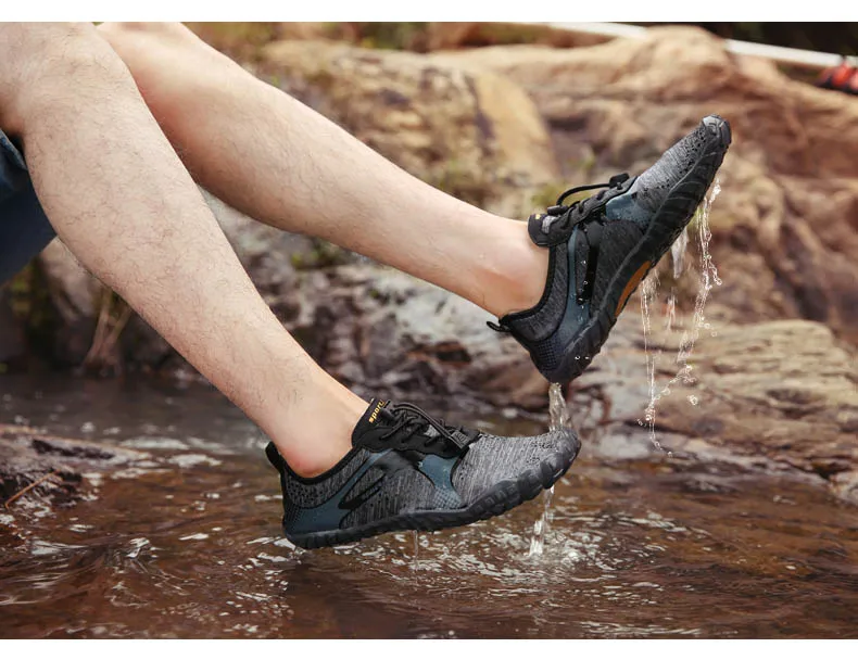 2019 уличные мужские и женские туфли с пятью пальцами Унисекс Легкие Нескользящие быстросохнущие мужские кроссовки