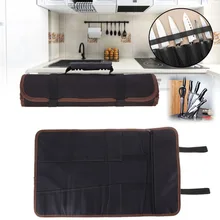 Портативный поварской нож Сумка рулон 14 карманов с ручками чехол для переноски кухонные сумки для хранения DAG