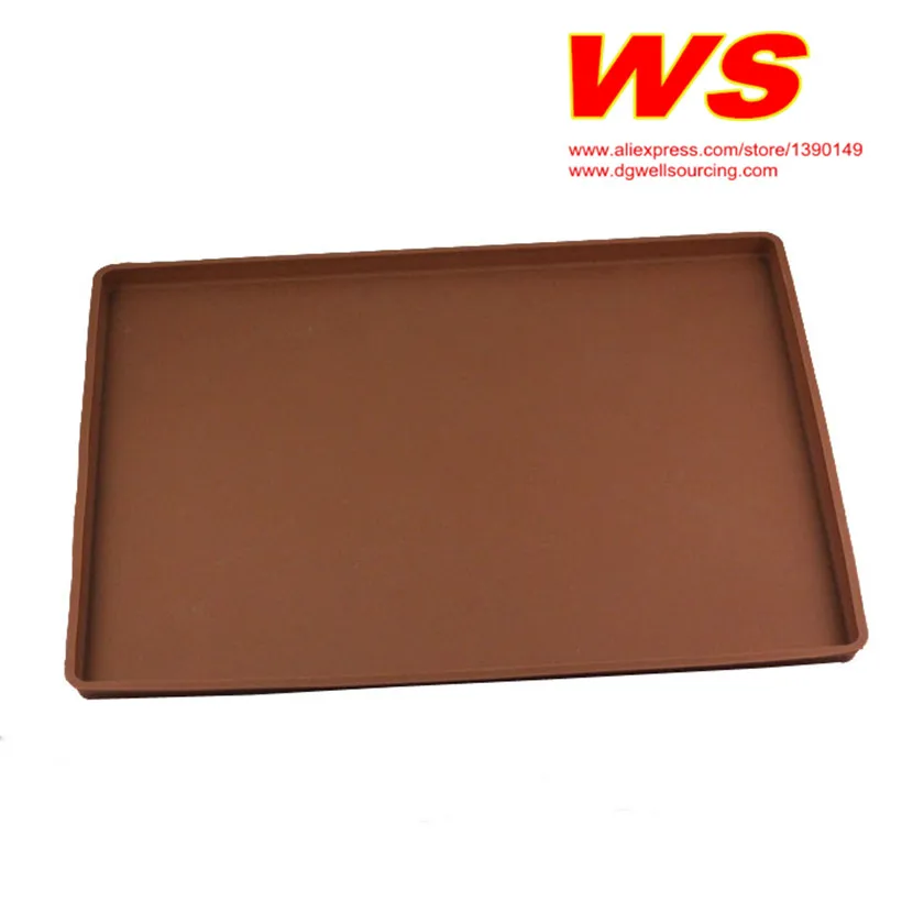 Grilled Rectangular Shape Silicone Swiss Cake rolling Mat Chocolate Rolls Sushi Mold Pizza Baking Pan Dough Roller For Baking