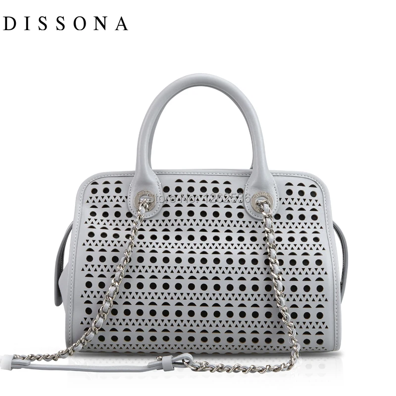 Dissona 2017 New Arrival Women S Chain Shoulder Bag Cowhide Geometry Dissona 2017 New Arrival Women S Chain Shoulder Bag Cowhide Geometry 8141a31101 Cutout In Bags From Luggage On Aliexpress Alibaba