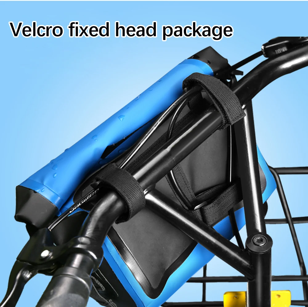 Perfect Waterproof Bicycle Bag Handlebar Basket Pack Mountain Bike Cycling Front Frame Tube Storage Shoulder Backpack Bike Accessories 4