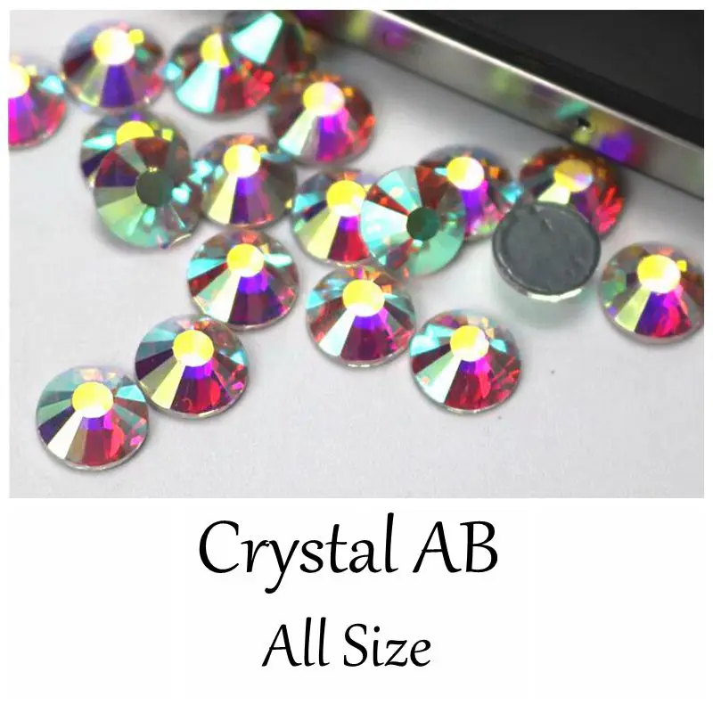 

AAAAA grade 99% Similar Swa AB Color Crystal AB Hotfix Flatback Rhinestones Iron Hotfix stone Clothing garment sewing stones