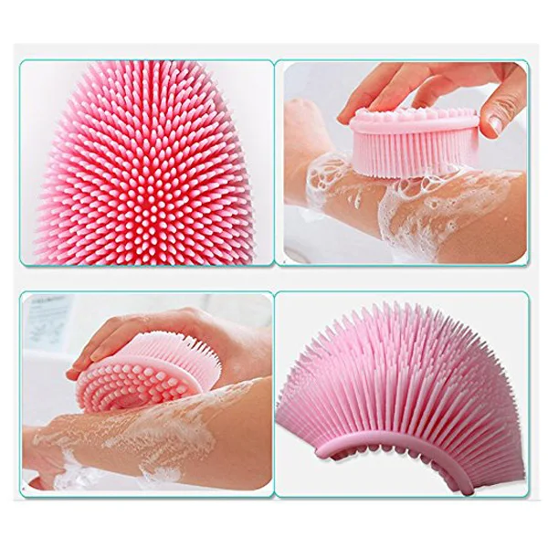 Multi-Use Soft Silicone Massage Cleaning Brush Baby Shower Bath Shampoo Relaxation Scalp Comb