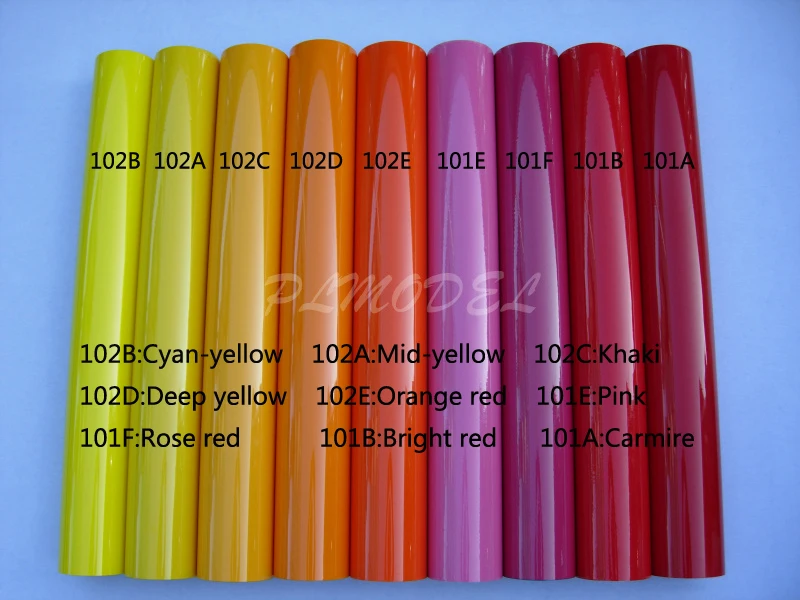 

5Meters/Lot Colored red yello Hot Shrink Covering Film Model Film For RC Airplane Models DIY High Quality for RC parts