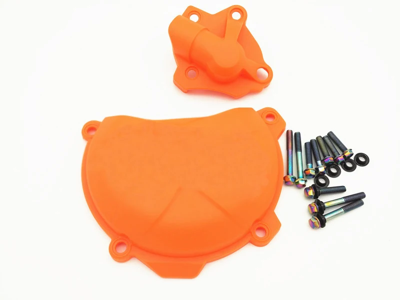 RPMMOTOR Clutch Cover Protection With Water Pump Protector For KTM 250