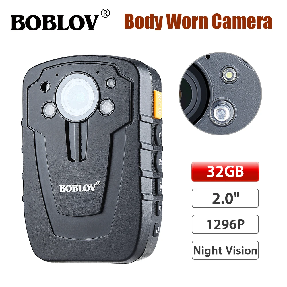 

HD31-D Body Camera Police 32GB HD 1080P Body Lapel Worn Video Camera Recorder DVR Ambarella A7 IR Night Vision Camera