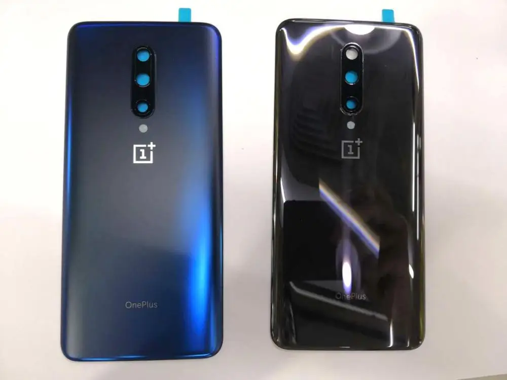 Для oneplus 7 pro крышка батареи Задняя Дверь Корпус для oneplus 7pro задняя Рамка Замена стекла запасные части с объективом камеры