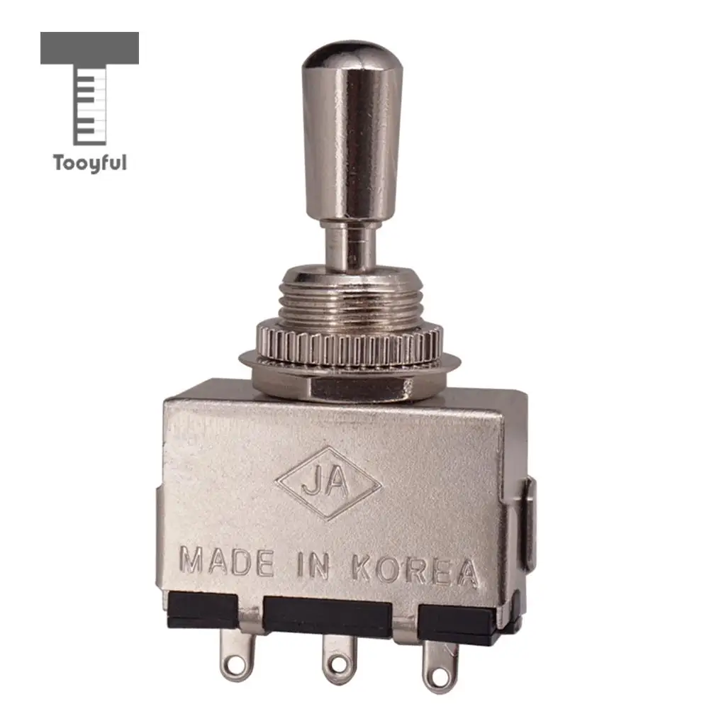 Tooyful гитары металлическая неразъёмная застёжка 3-way Селекторный переключатель тона Переключить с Медь ручка для LP Электрогитары Запчасти