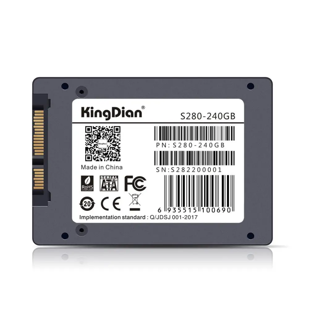 KingDian внутренний SSD 120GB 240GB SATAIII 2,5 дюймовый жесткий диск для ПК