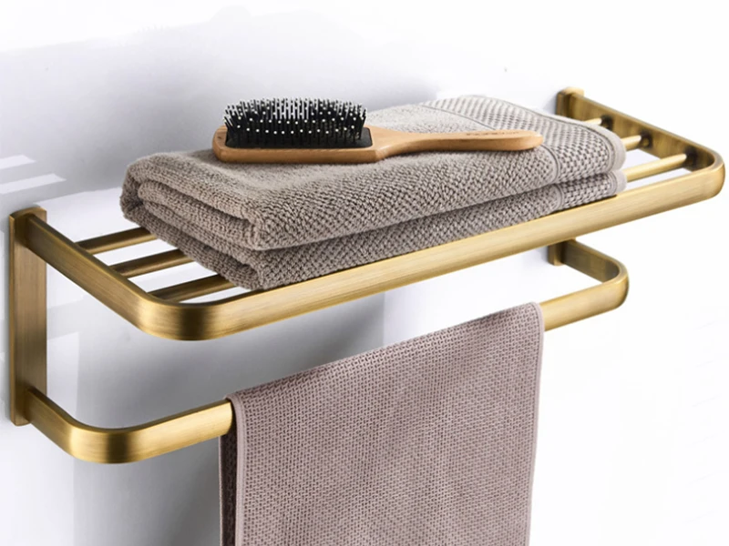 towel shelf bronze antique 1