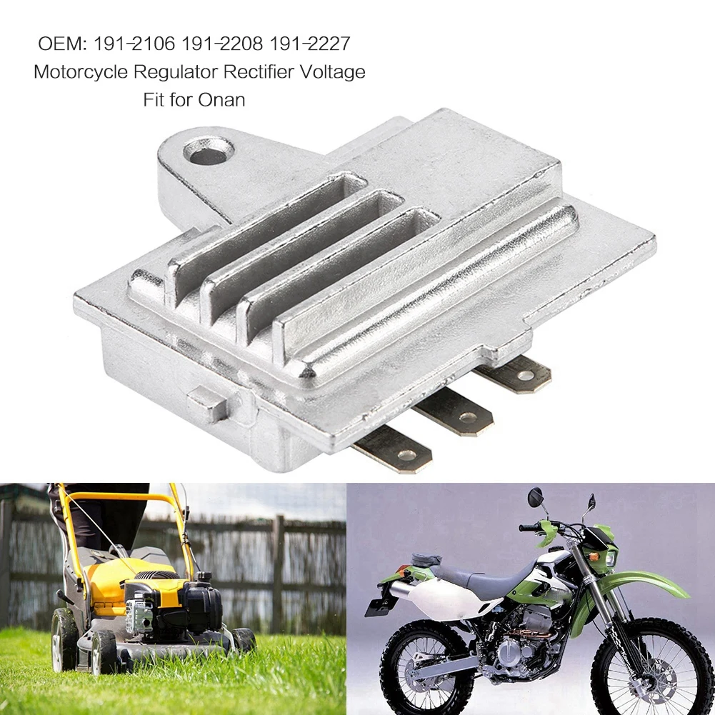 Мотоцикл выпрямитель срегулируемым напряжением Алюминий для Onan John Deere 191-2106 191-2208 191-2227 аксессуары для мотоциклов