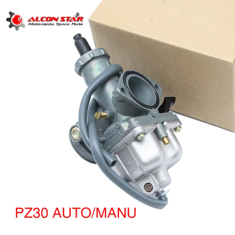 

Alconstar Keihin Motorcycle PZ30 30mm Carburetor Auto Manu Carburador For 200cc CG200 Karting Single-cylinder Riding Type