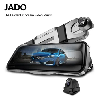 

JADO D820s X3 Car Dvr Stream RearView Mirror dash Camera avtoregistrator 10 IPS Touch Screen Full HD 1080P Car Recorder dash cam