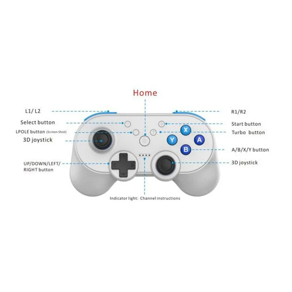 Мини Беспроводной Bluetooth геймпад для NINTEND консоли коммутатора НС Портативный Joypad геймпад джойстик с NFC Функция