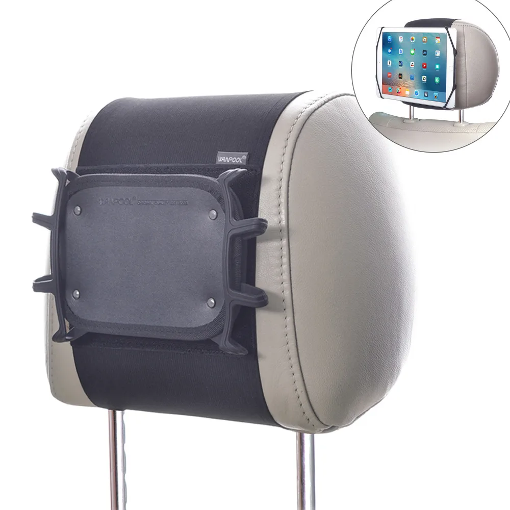 

WANPOOL Car Headrest Mount Holder for 7 -10.5 Inch iP ad and Tablets