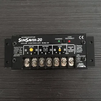 

Free Shipping Prostar Sunsaver 20A 12V Morningstar Solar Charge Controller SS-20A PV Solar Charger Controller
